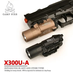 Surefir Tactics Airsoft X300U X300 Ultra 600lm linterna LED Rifle arma explorador caza pistola luz exterior ajuste riel de 20MM