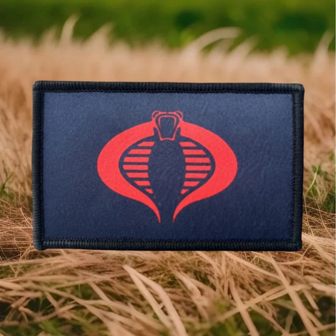 Brazalete táctico bandera Cobra – Para mochila o chaleco - imagen 4