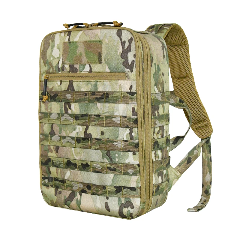 Mochila táctica para cámara de drones al aire libre con sistema MOLLE, gran capacidad, gran capacidad, múltiples compartimentos, capacidad para múltiples juegos