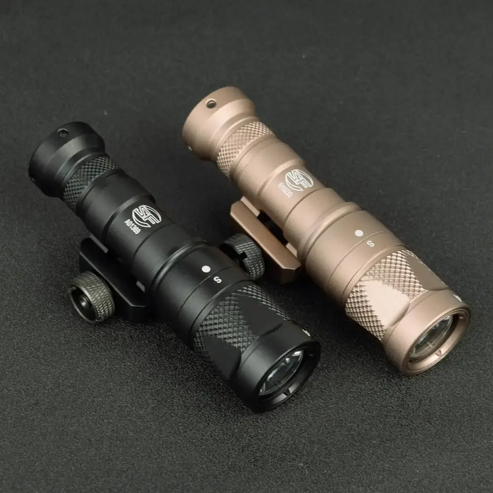 Accesorios de caza AR15, armas tácticas M300, M300V, linterna LED para Rifle, luz para arma de explorador con interruptor para Airsoft M4 M16 - imagen 2