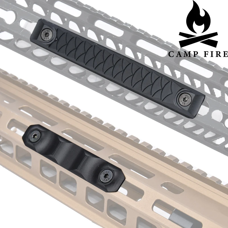 WADSN tira antideslizante de Metal L/S BK patrón guarnición 1 pieza 8/12 CM hoja de Metal montaje en superficie Mlok Keymod sistema accesorios de juguete