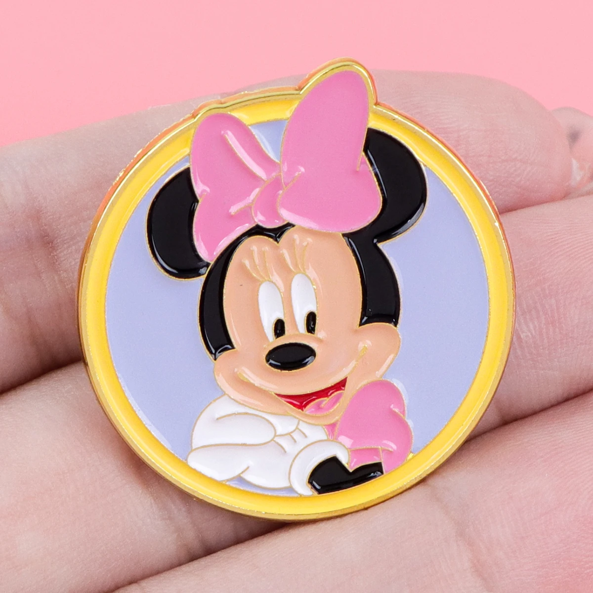 6 unids/set Pin esmaltado Pin de solapa broches de pato de dibujos animados conjunto decoración de ropa alfileres de Metal mochila sombrero insignia Accesorios - imagen 4