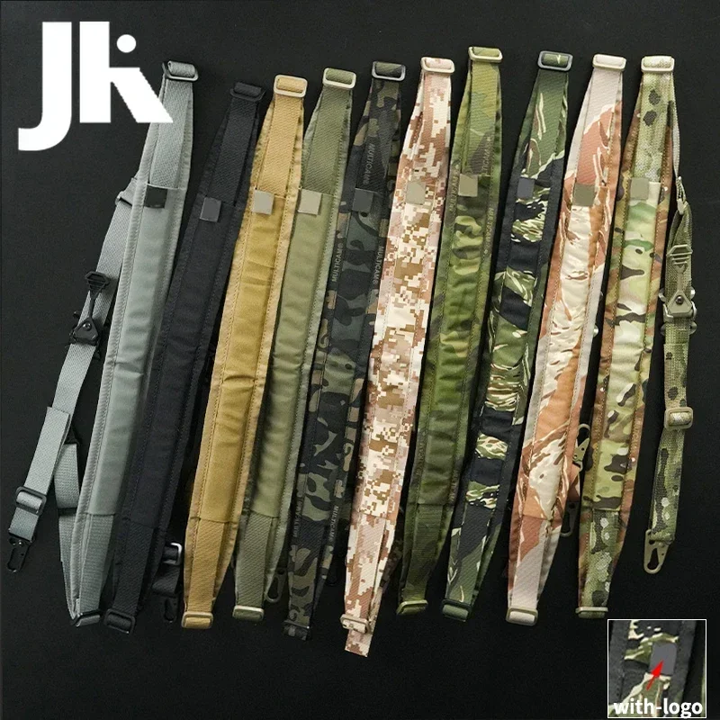 Correa de eslinga de liberación rápida QD táctica Airsoft, correa de nailon ajustable para Rifle de 2 puntos, accesorio de eslinga M4 Ak para caza al aire libre - imagen 4
