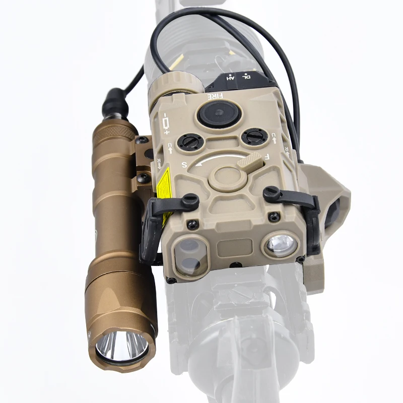 WADSN táctico OGL rojo verde azul IR láser Airsoft M300A M600C Surefir linterna caza luz estroboscópica AXON interruptor de doble función - imagen 2