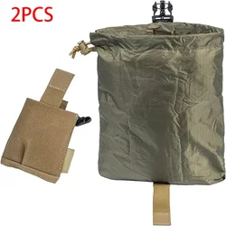 Bolsa de descarga ONETIGRIS, bolsa de basura MOLLE montada en cinturón táctico, bolsa de revista plegable enrollable, riñonera de liberación rápida