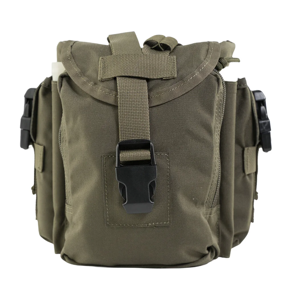Bolsa para botella de agua al aire libre, riñonera MOLLE multifuncional, bolsa para accesorios, funda para taza de hervidor - imagen 5