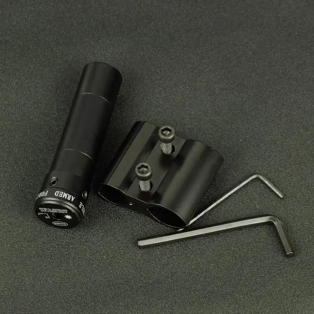 Mira telescópica láser de punto rojo táctico con montaje para Rifle Airsoft para tiro óptico de caza - imagen 4