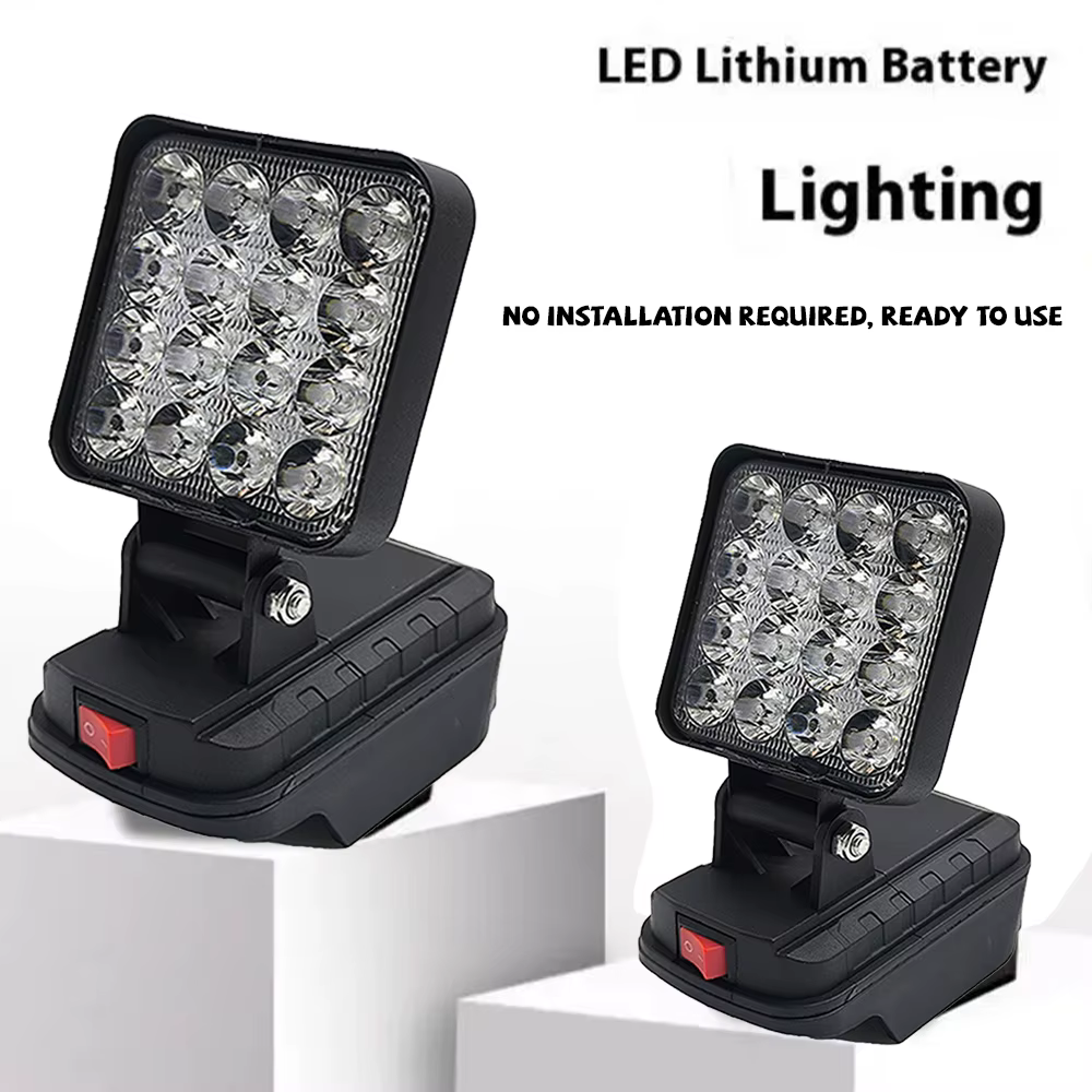 Foco LED portátil inalámbrico – Luz trabajo exterior compatible Makita - imagen 3