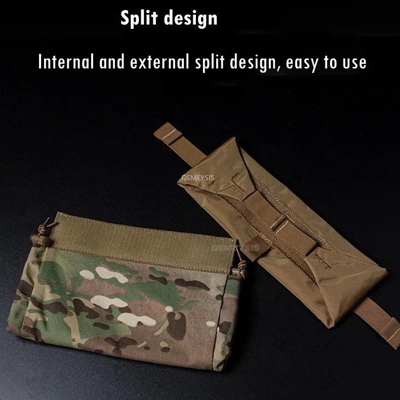 IFAK-bolsa médica táctica en rollo, botiquín de primeros auxilios listo para combate, bolsa de cinturón EDC para chaleco de caza, portador de placa, accesorio Airsoft - imagen 3