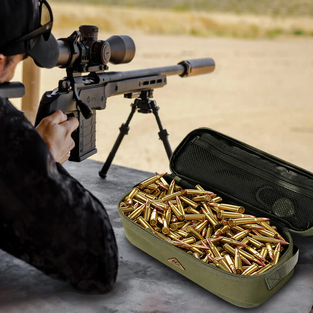 Bolsa de almacenamiento de balas de munición táctica, bolsa portadora de municiones portátil, bolso de munición, pistola, Rifle, bolsa de rango, bolsa de herramientas EDC de utilidad - imagen 5