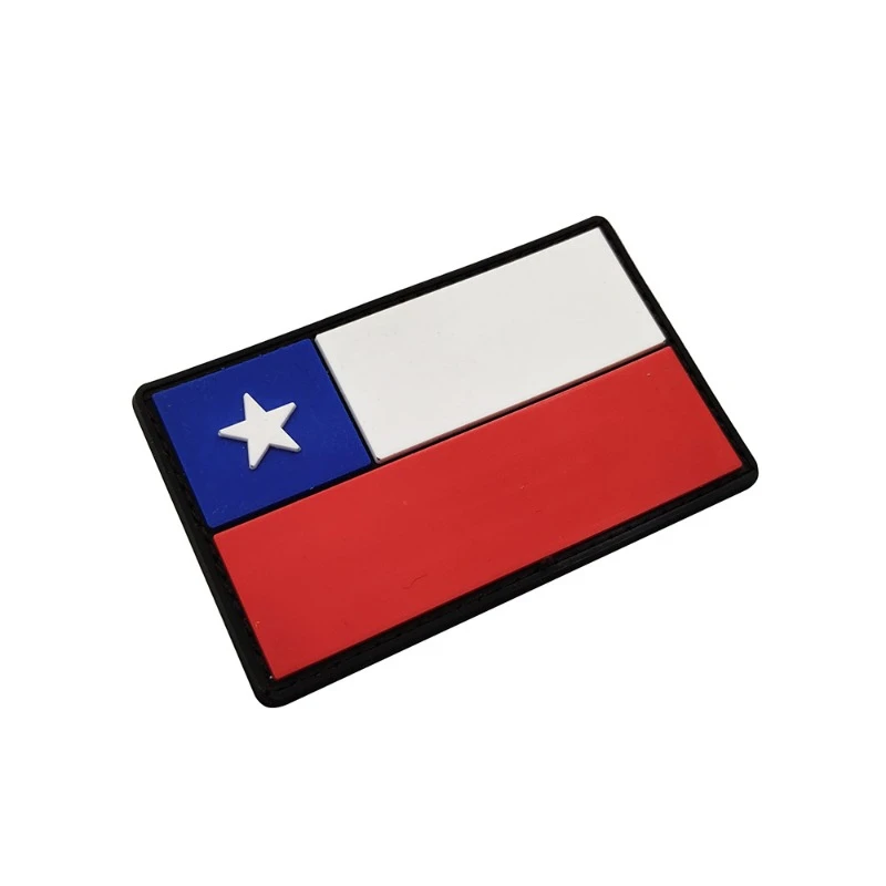 Parche táctico de Pvc de 1 piezas, insignia de gancho táctico militar del ejército, apliques de emblema de hombro de goma - imagen 3