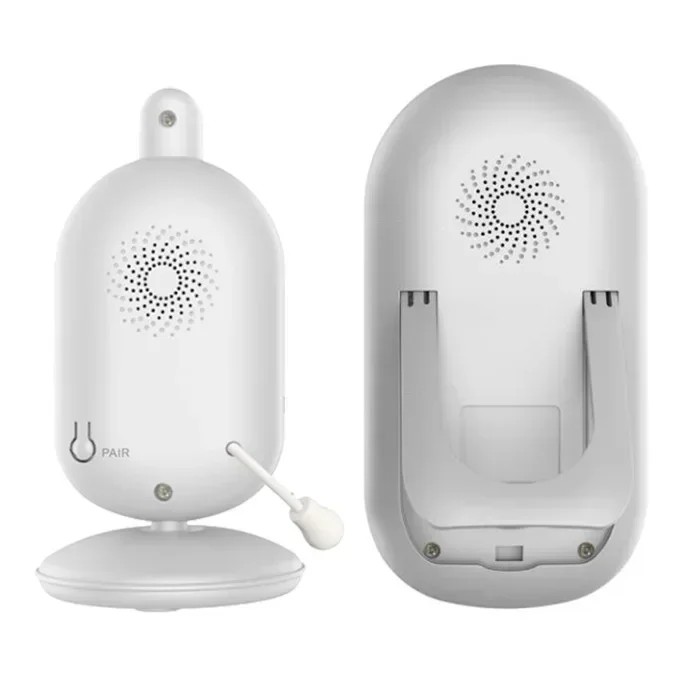 Monitor de bebé de 2,4 pulgadas, visión nocturna, canciones de cuna inalámbricas de seguridad para niños, Audio bidireccional, despertador, vídeo, Monitor de seguridad para bebés SM660 - imagen 4