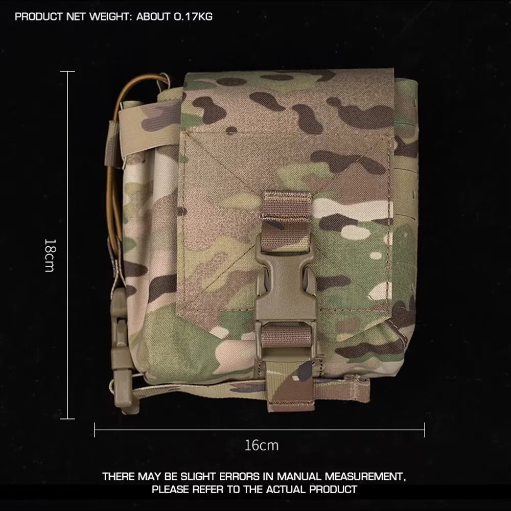 Bolsa táctica estilo SS Mutant, bolsa multifunción para artículos diversos, bolsa Flashbang, accesorios de Radio grandes, subbolsa BP-105 - imagen 2