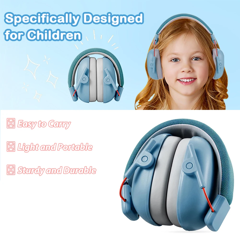 ARE NEXT Protectores auditivos para niños: auriculares con cancelación de ruido para autismo, orejeras de protección de 26 dB, protectores auditivos para edades de 1 a 14 años - imagen 3