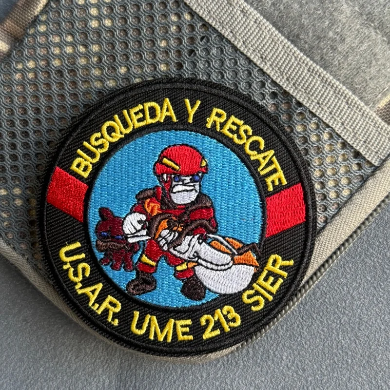 Parche táctico bordado de moral con velcro para mochila - imagen 5