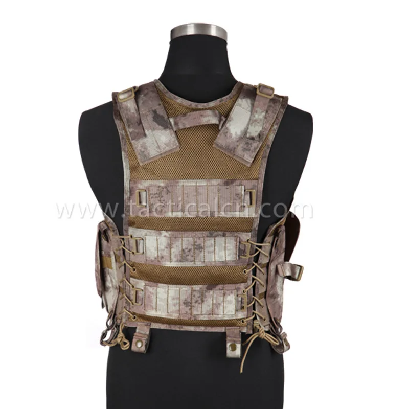 Chaleco táctico de malla transpirable, chaleco protector de misión al aire libre, tela Oxford 600D - imagen 2