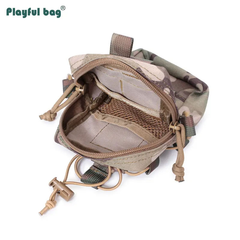 Bolsa Molle EDC para teléfono móvil con correa, soporte para hervidor de agua para acampar al aire libre, equipo multifunción para senderismo y equitación AVA204 - imagen 5