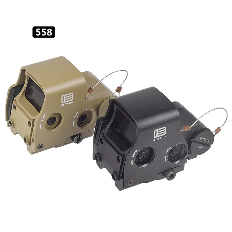 2026년 신제품 EOTECH 558 레드 닷 홀로그램 조준경 에어소프트 사냥용 G33/G43/G45 3X 5X 확대경 20mm 레일 마운트 및 QD 레버 호환 - imagen 4