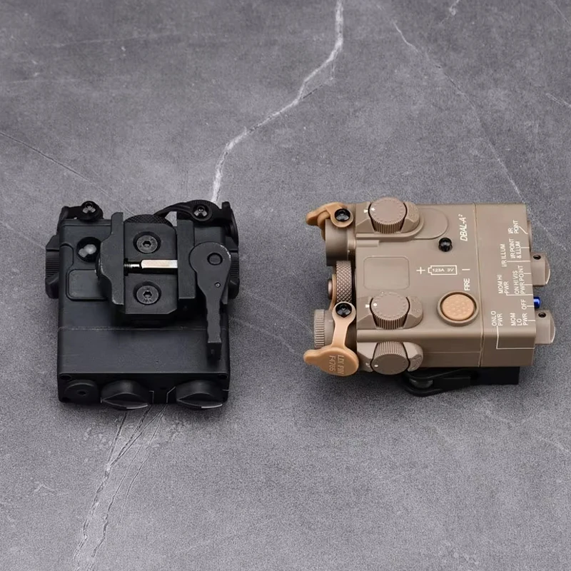 DBAL-A2 táctico Mini punto rojo verde puntería caza DBAL PEQ vista Airsoft luz sin luz blanca M300A M600C PEQ15 DBAL-A2 - imagen 4