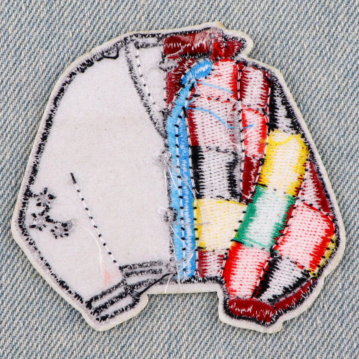 Parches bordados insignias de cantante femenina - planchar ropa - imagen 4
