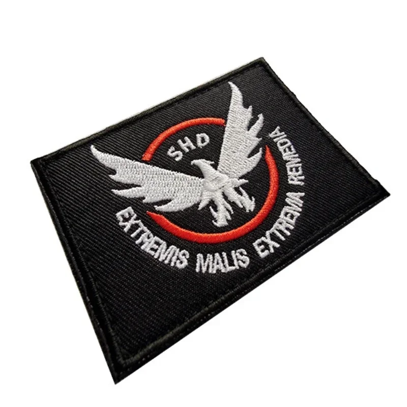The Division SHD parches bordados para ropa, insignias de juego, brazalete militar táctico del ejército, alas, gancho y bucle, pegatina de mochila - imagen 5
