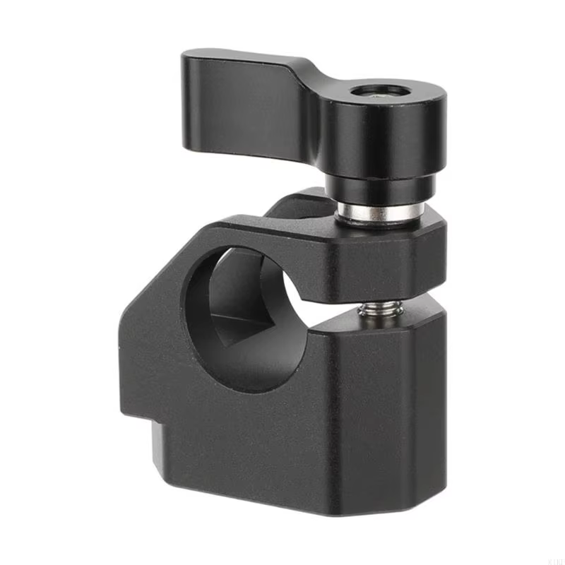 Abrazadera de tubo orificio aluminio para varilla con tornillo - imagen 4