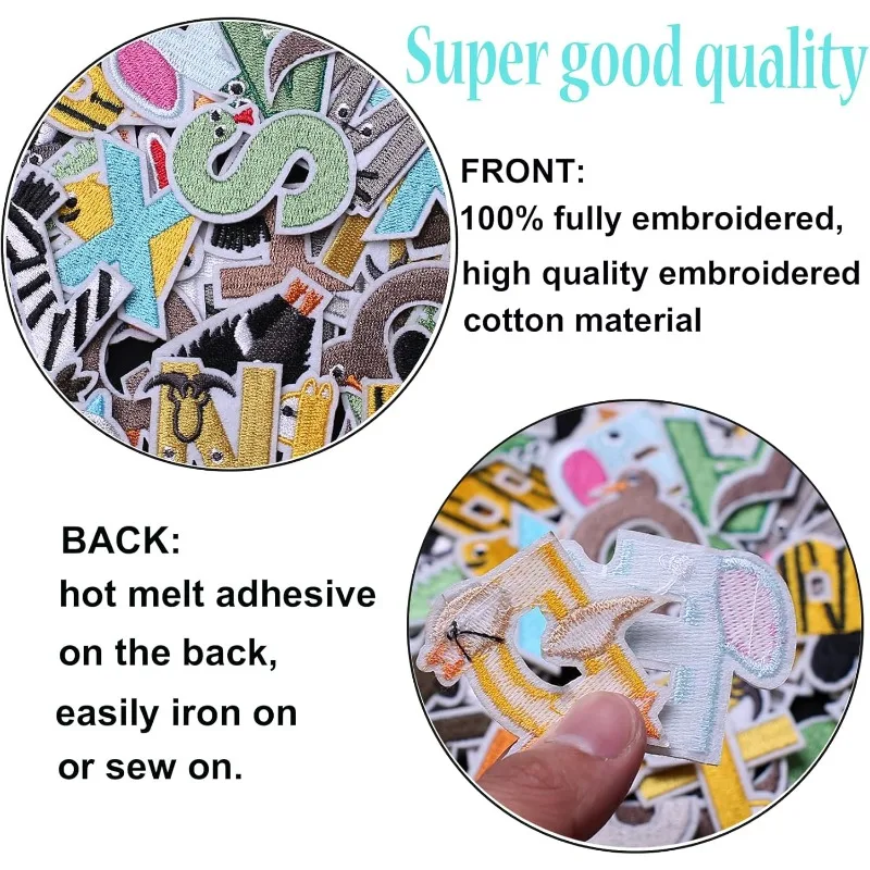 Parches de motociclista para ropa, apliques de nombre de letra para planchar, pegatina bordada a rayas para niños, parches vaqueros, insignias - imagen 4