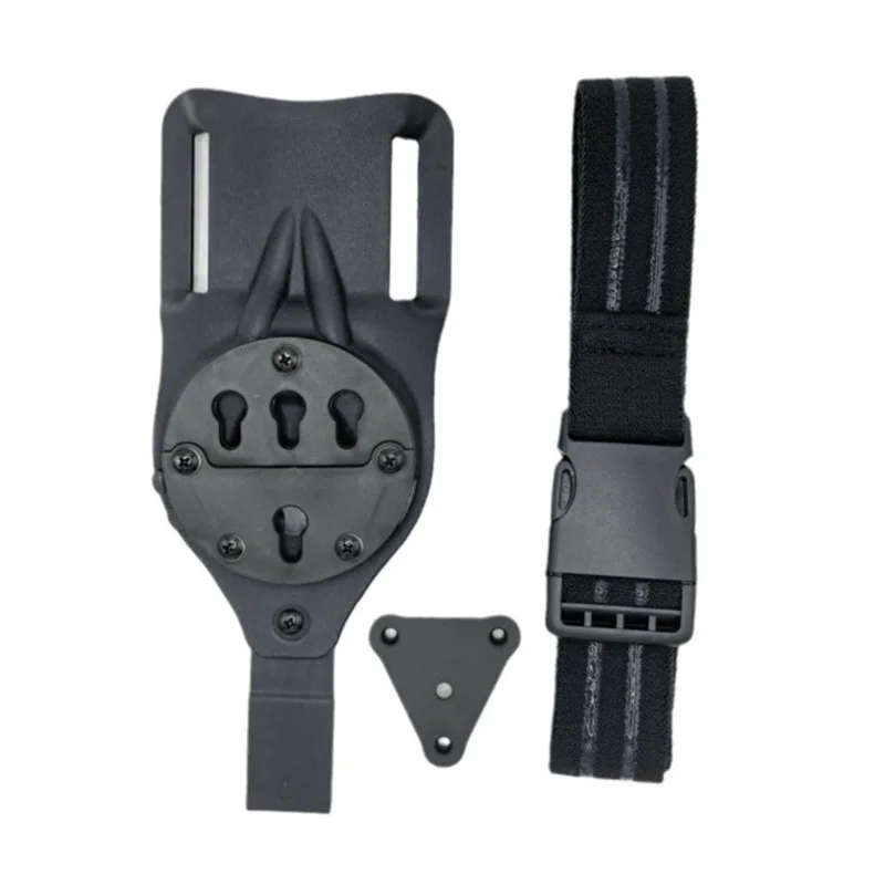 Accesorios universales para exteriores, adaptador de Base de 360 grados (placa de presión hacia abajo), Compatible con correas tácticas para piernas - imagen 4