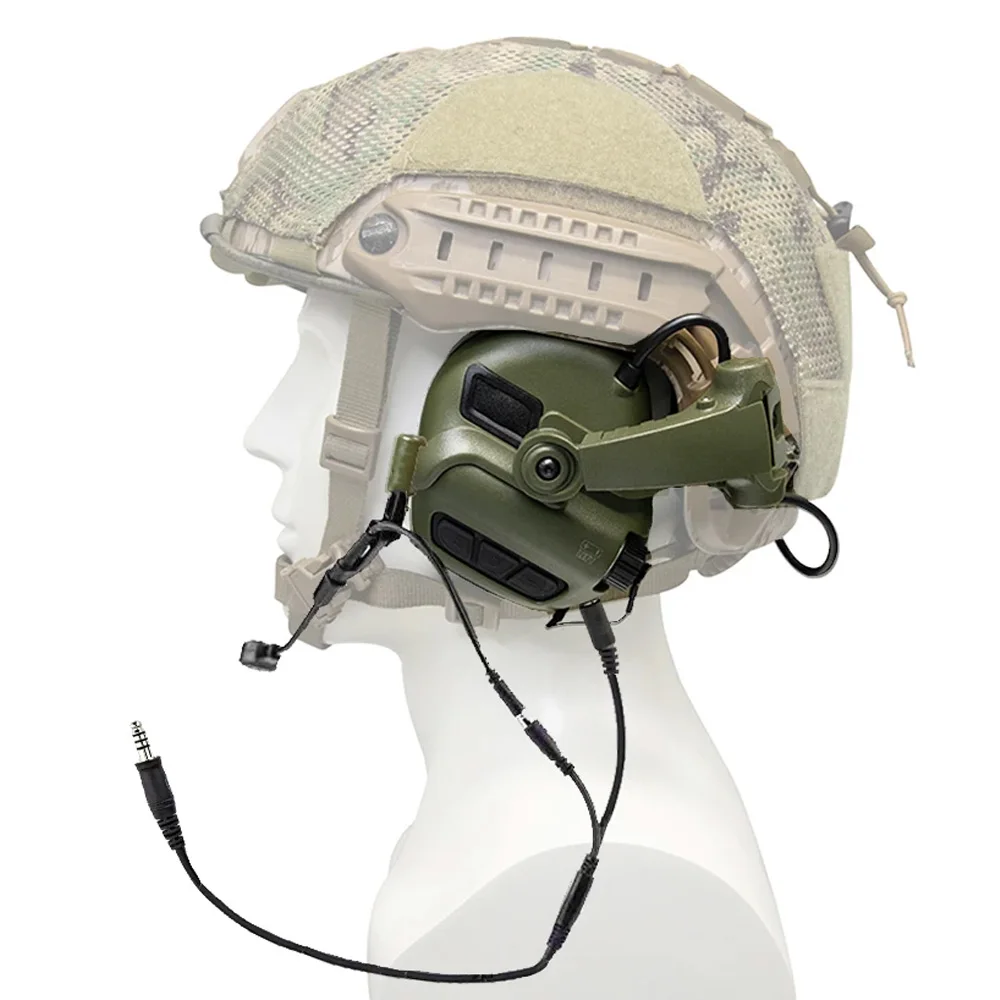 EARMOR M16A Kit de montaje de riel de soporte de auriculares de tiro adaptador de riel de casco de arco para rieles OPS Core ARC y Team Wendy M-LOK - imagen 5