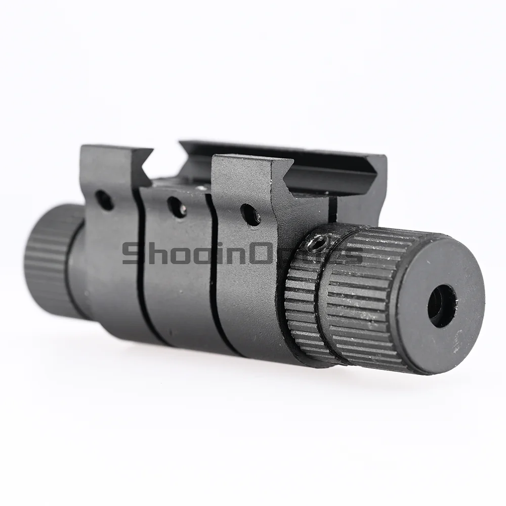 Shooin Optics dispositivo periférico láser de punto rojo para caza, montaje de riel Picatinny y aro de tubo - imagen 4