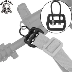 SINAIRSOFT-hebilla táctica para pistola, eslinga para Rifle, hebilla de alambre de acero de liberación rápida, caza, tiro, Airsoft, correa AK, Clip, bucle en U