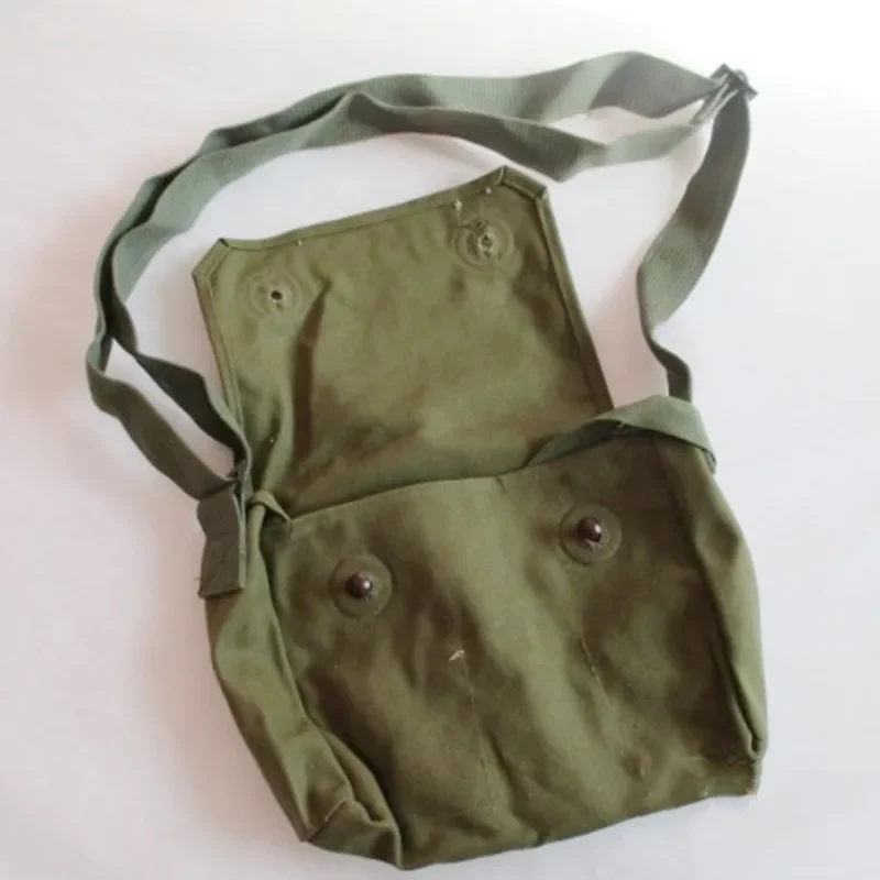 Bolso de tela cruzada inclinada, bolso de hombro inclinado, bolso multifuncional para exteriores, Kit de equipo de soldado Retro, Segunda Guerra Mundial - imagen 2