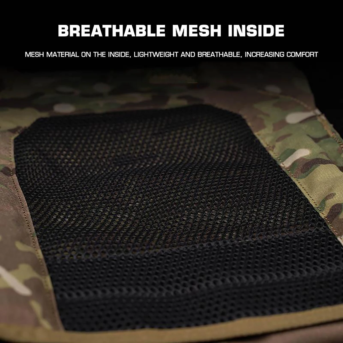 Chaleco portador de placa ATTACKER, chaleco Modular ligero de liberación rápida, panel de gancho y bucle Molle para entusiastas de Airsoft MILSIM, tiradores - imagen 3