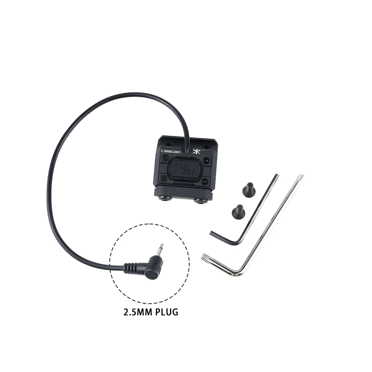 Interruptor de presión remota UNITY para Surefire M300 M600 2,5/3,5mm/botón de enchufe SF para DBAL-A2 PEQ15 láser compatible con riel Mlok Keymod de 20mm - imagen 5