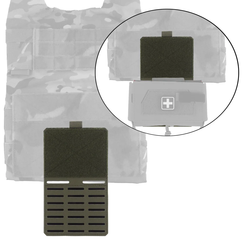 Panel táctico MOLLE de doble cara, portador de placa Universal Airsoft, bolsa para revistas con alas laterales, soporte para Radio, bolsa colgante, equipo colgante - imagen 5