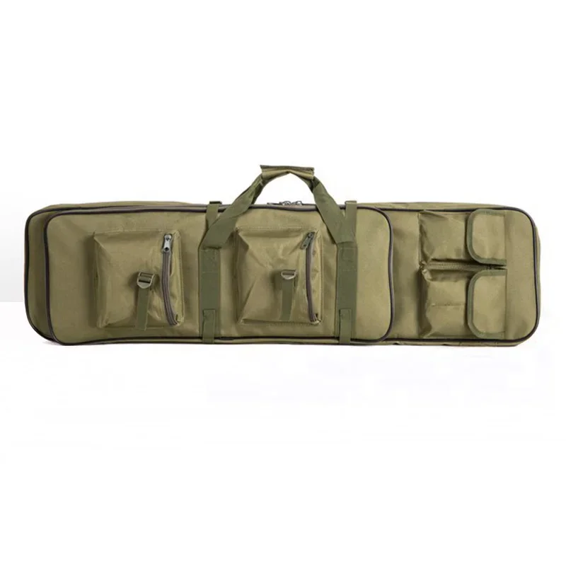 Bolsa de transporte para Rifle doble de 85/100/120cm, mochila, funda para Airsoft, mochila de caza, estuche largo para pistolas, bolsas de transporte cuadradas - imagen 4