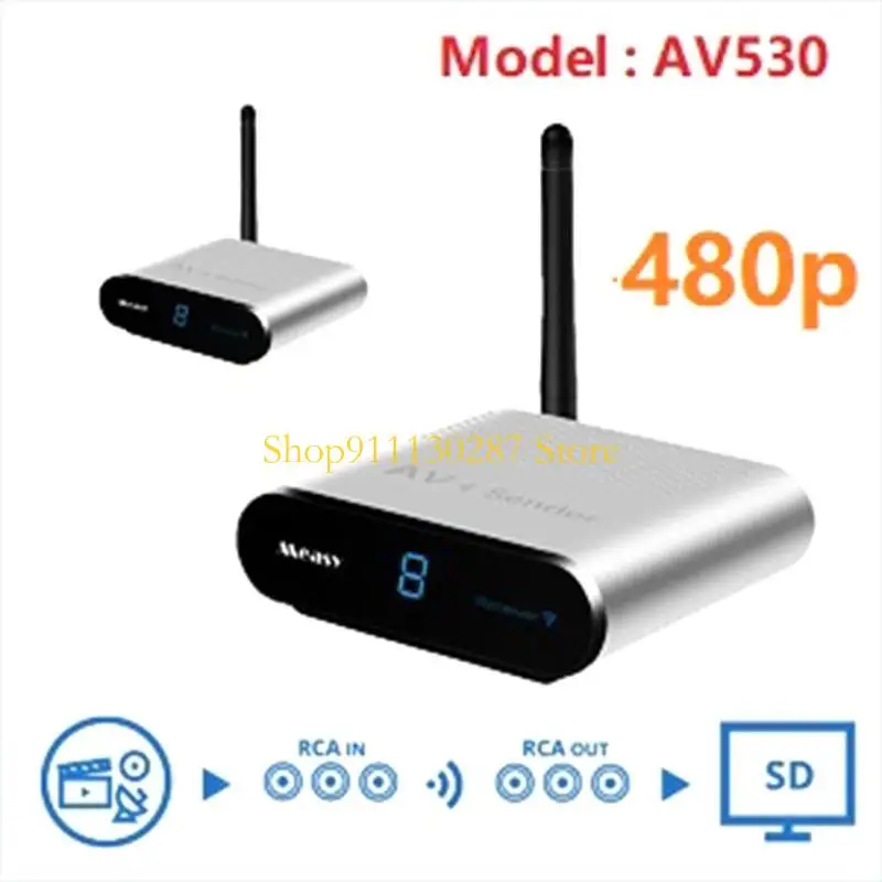 Transmisor AV inalámbrico J1HC y transmisor RCA receptor compatible con sistema NTSC - imagen 2