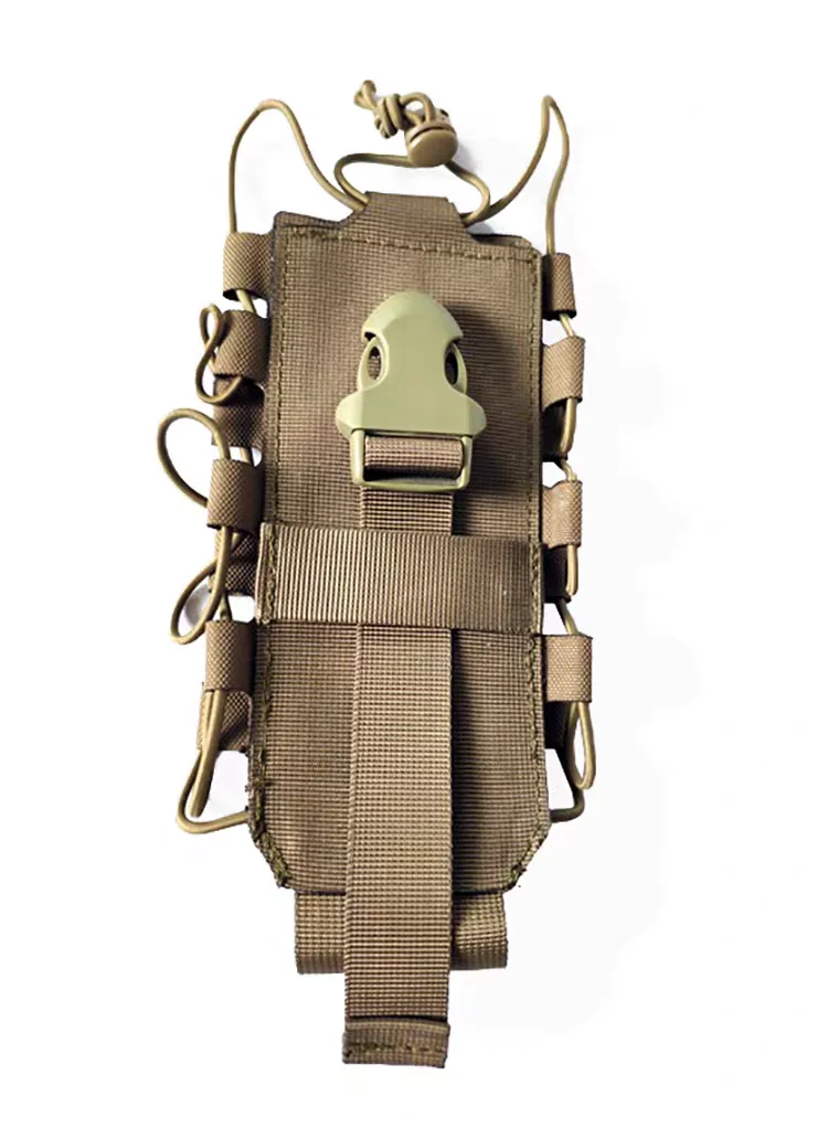 Riñonera táctica multifunción con portavasos y walkie-talkie - imagen 3