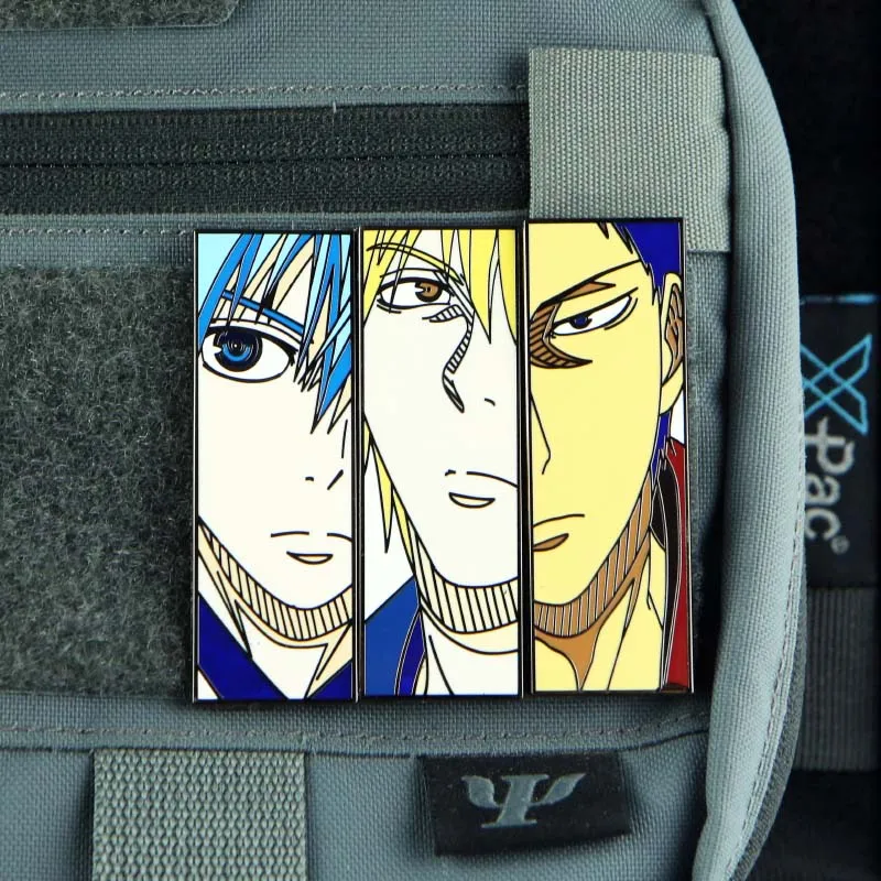 Parche de Metal de baloncesto de Kuroko, insignia de figura de Kuroko, Tetsuya, Kise, Ryouta, Midorima, Shintaro, Aomine, Daiki, Murasakibara, Atsushi - imagen 4