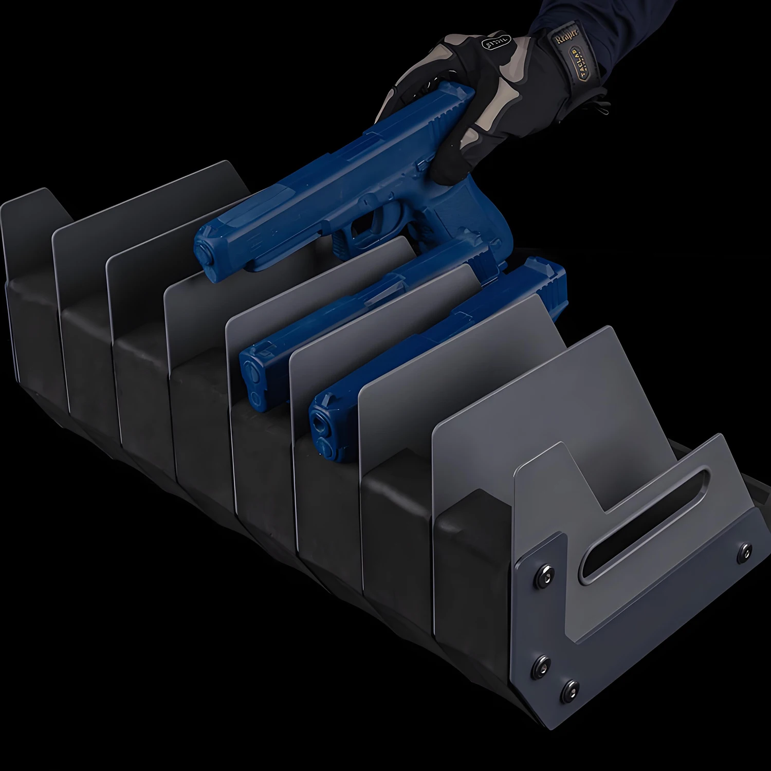 Organizador táctico pistolas Airsoft con estante Base EVA
