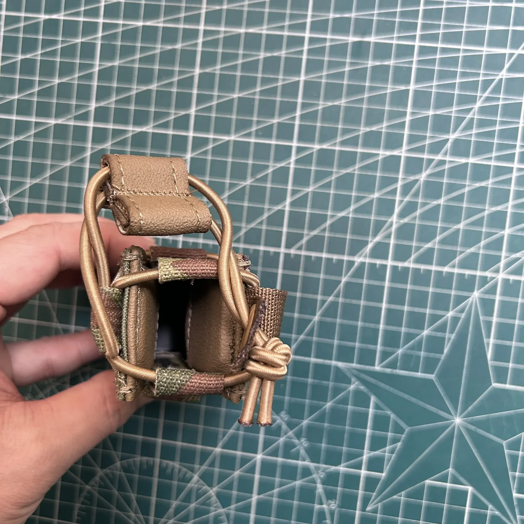 Bolsa para revistas expandible elástica individual de 9 mm - Funda táctica ajustable para pistola - imagen 3