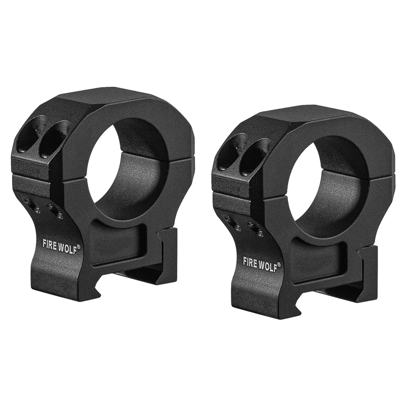 FIRE WOLF 7075 aleación de aluminio 25,4mm perfil alto/bajo mira telescópica mira telescópica soporte de anillo de montaje montaje de 21mm - imagen 3