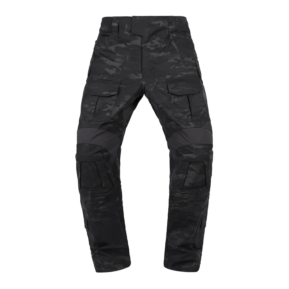 Emersongear G3 pantalones tácticos extendidos para hombre, pantalones Cargo de servicio, caza, senderismo, entrenamiento de combate, Airsoft, nailon, versión larga MCBK - imagen 2