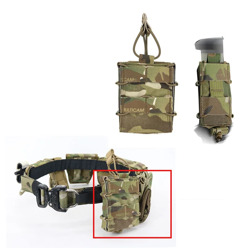 Bolsa para revistas 5,56 7,62 de liberación rápida para sistema Molle de caza, cinturón, funda para Rifle Mag, caja de repuesto - imagen 2
