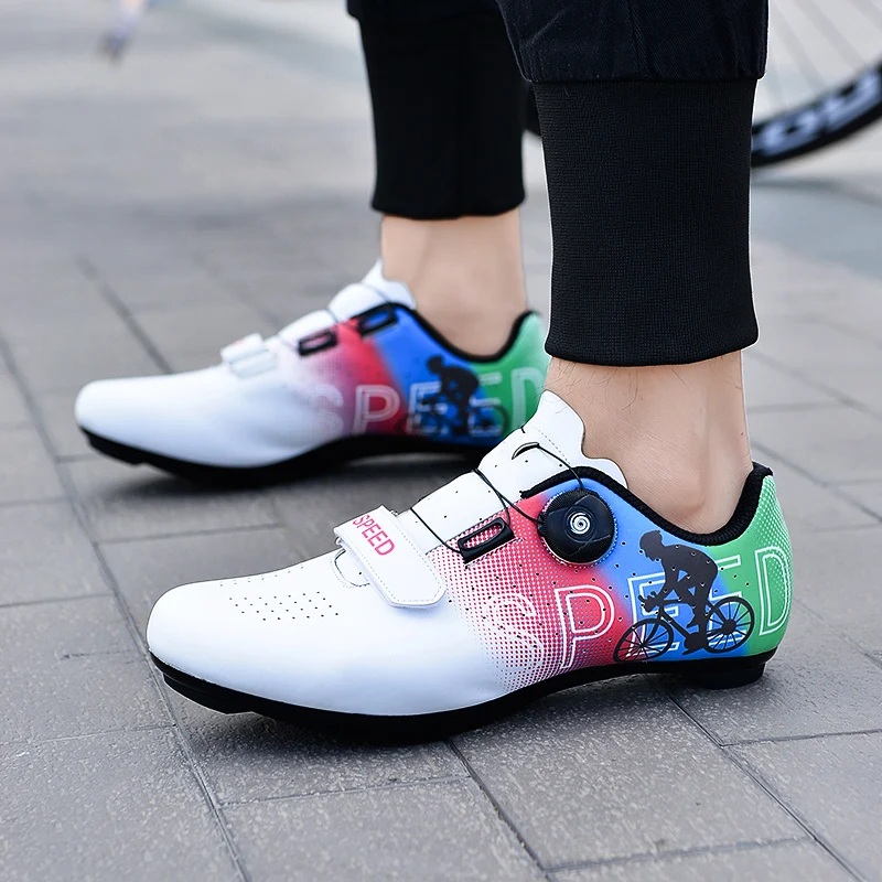 HIKEUP-Zapatillas deportivas de goma para hombre y mujer, calzado multifuncional para deportes al aire libre, ciclismo de montaña y Maratón - imagen 5