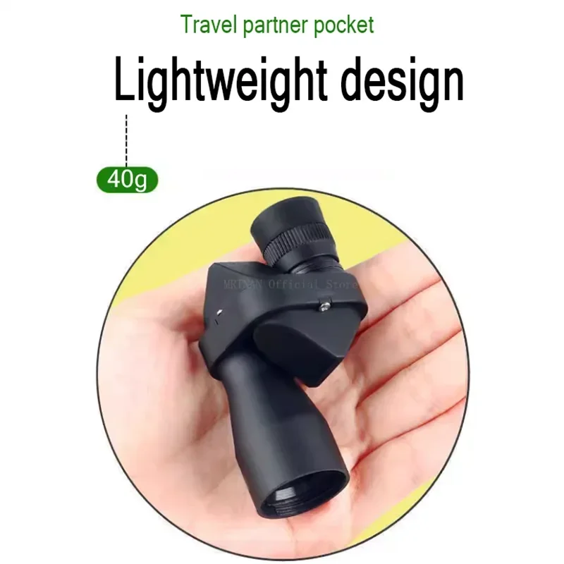 Mini telescopio Monocular de bolsillo HD portátil, gran aumento, Zoom, pesca al aire libre, caza, Camping, Montañismo - imagen 3