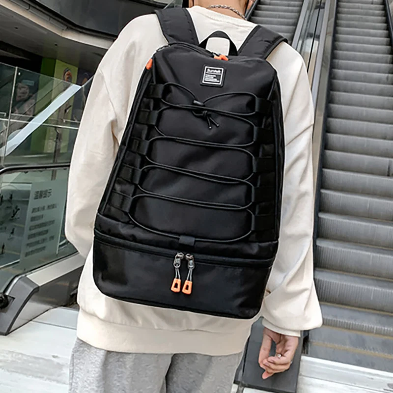 Mochila deportiva con zapatos, bolsa para gimnasio, Fitness, Yoga, bolsas para senderismo al aire libre, escalada, viaje, Camping, mochila grande para fin de semana - imagen 2