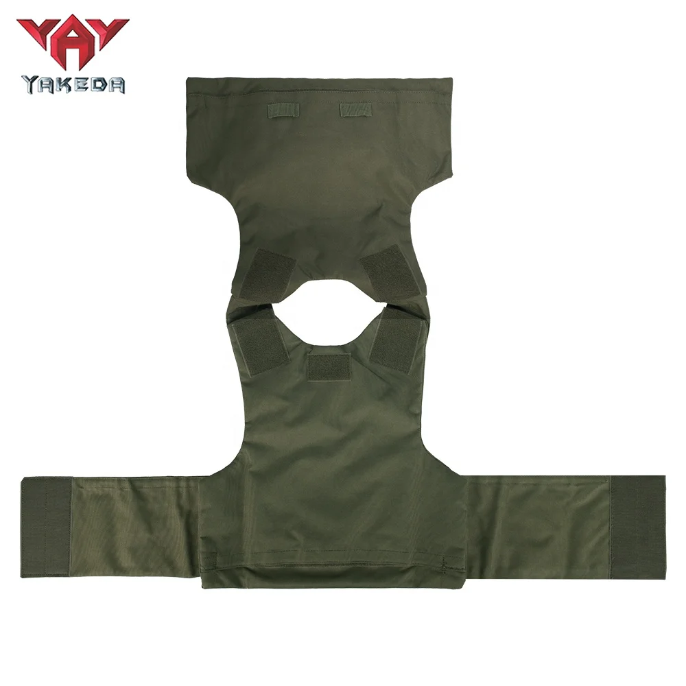 YAKEDA-Chaleco táctico de protección MOLLE verde, Chaleco táctico con cuello y entrepierna - imagen 5