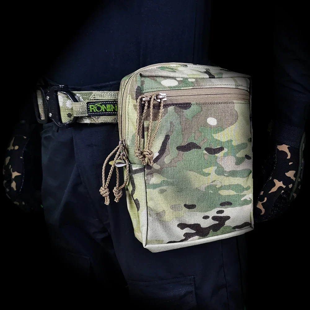 TACTICAL Raiders SS STYLE Molle bolsa alta GP bolsa de utilidad de uso General bolsa multifuncional para botella de agua arena Tigre - imagen 3