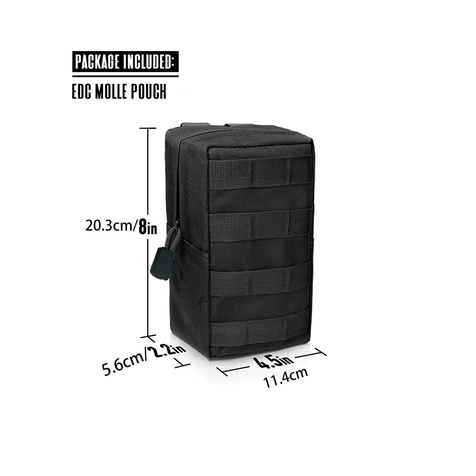 Bolsa Molle táctica EDC, bolsa compacta resistente al agua, artilugio de engranajes pequeños para mochila militar - imagen 3